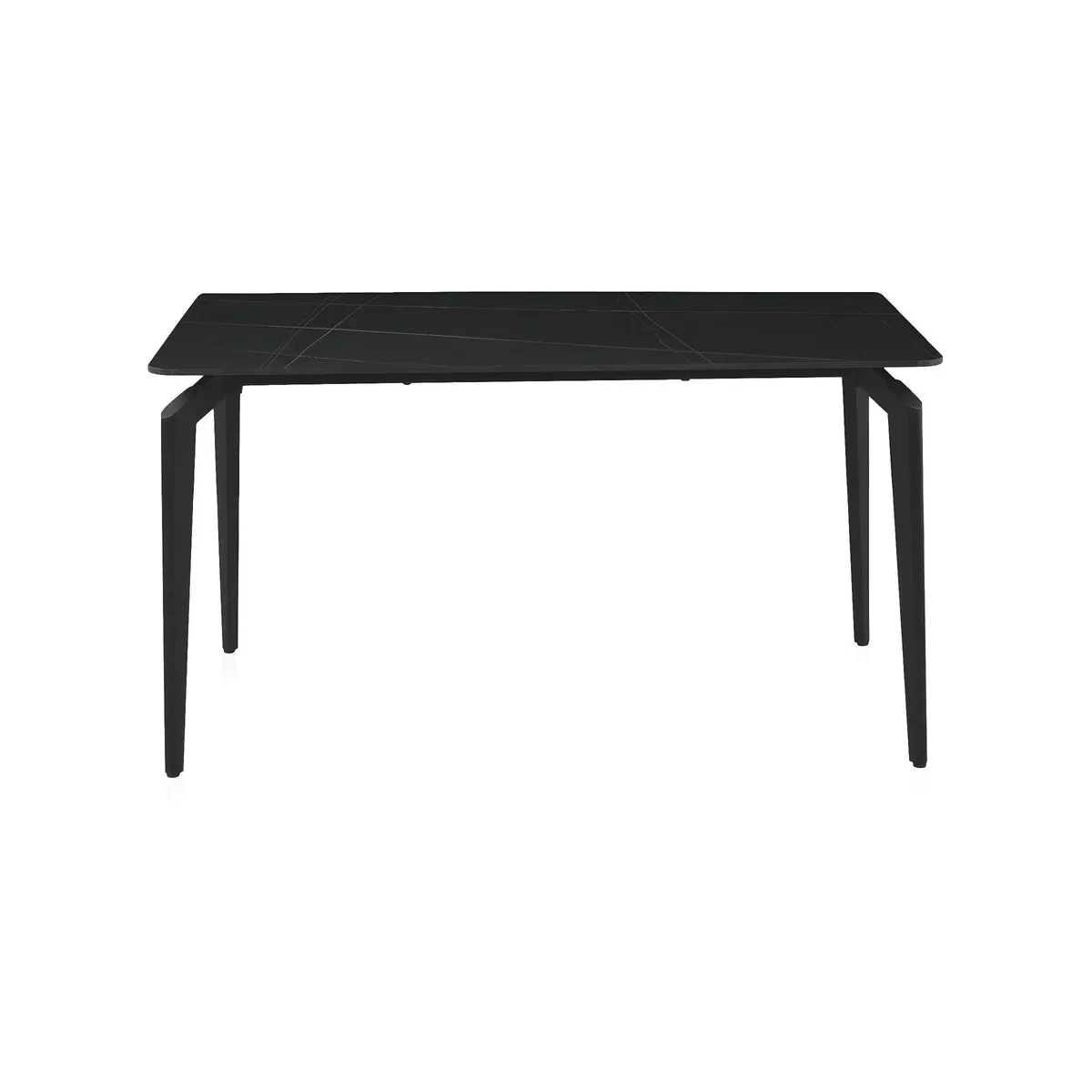 Table Ibiza 140 en Céramique Marbre Noir