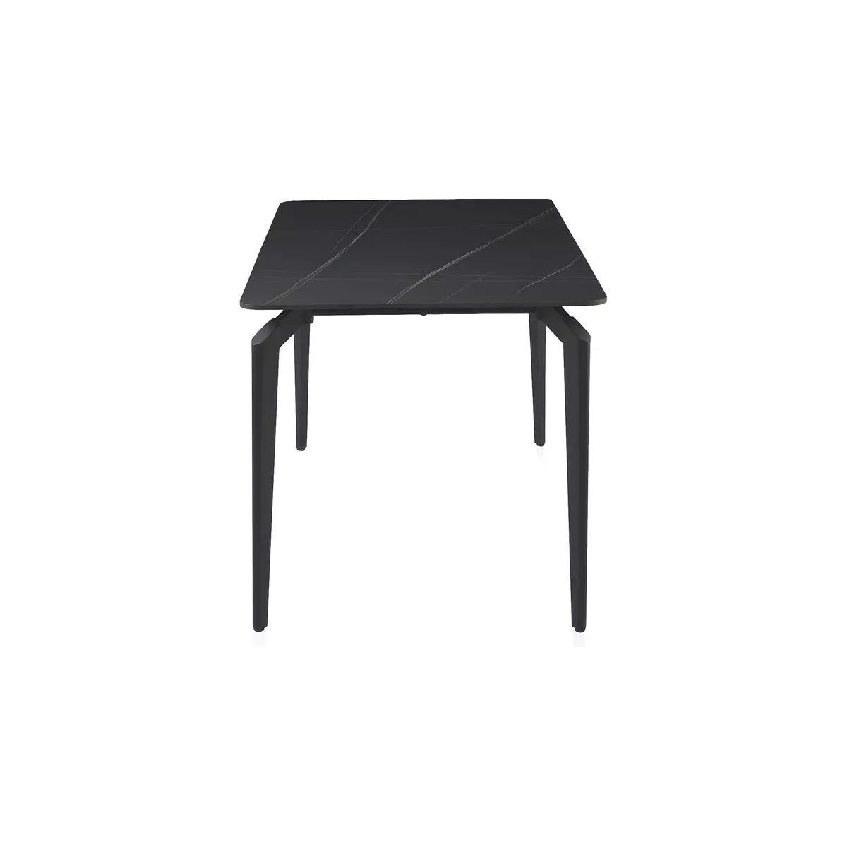 Table Ibiza 140 en Céramique Marbre Noir