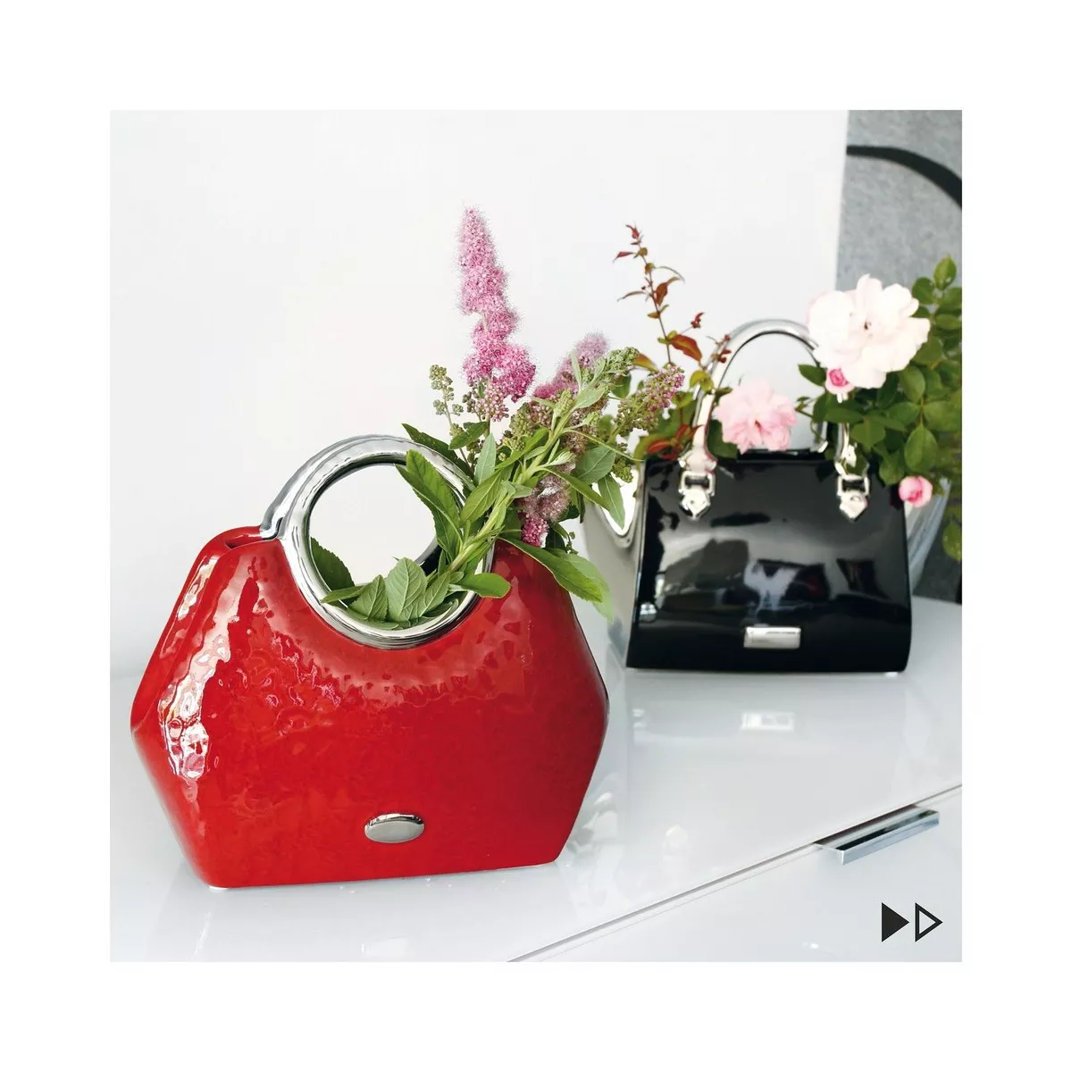 Vase Sac à main Milano rouge