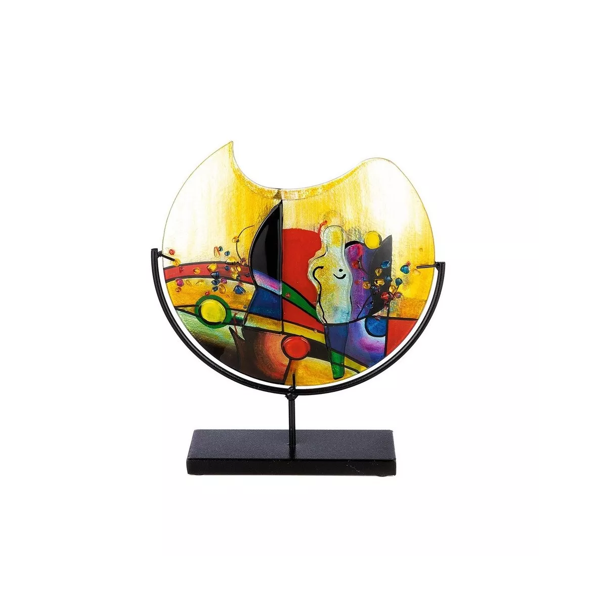 Vase Silhouette Pâte de verre H.38 cm