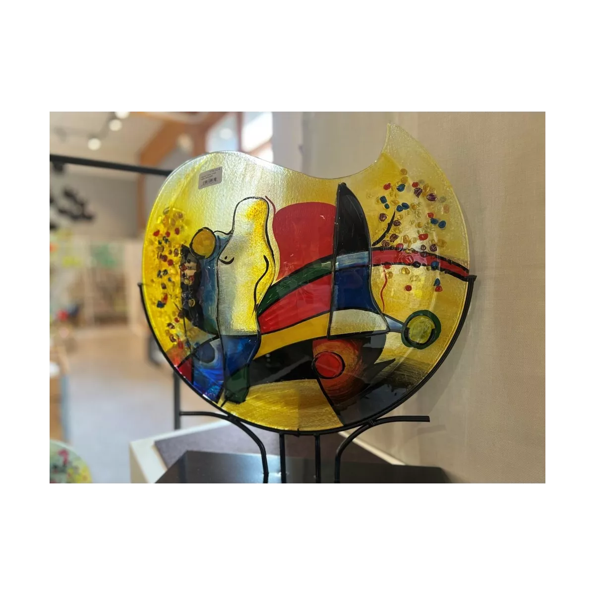 Vase Silhouette Pâte de verre H.38 cm