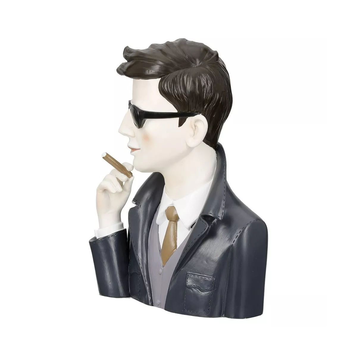 Figurine Gentleman au cigare H.25cm