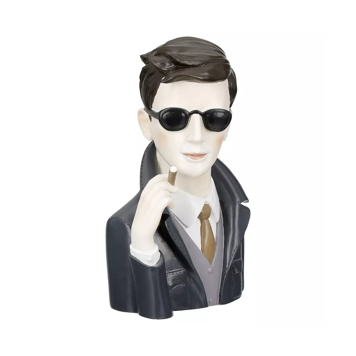Figurine Gentleman au cigare H.25cm