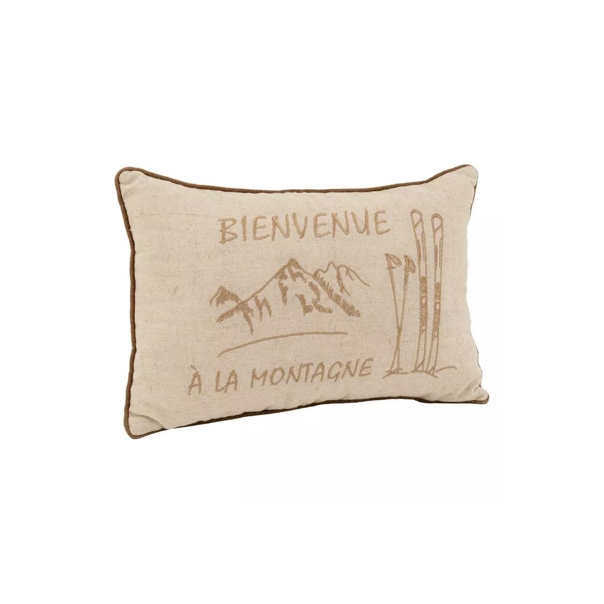 Coussin Bienvenue à la Montagne 40x27