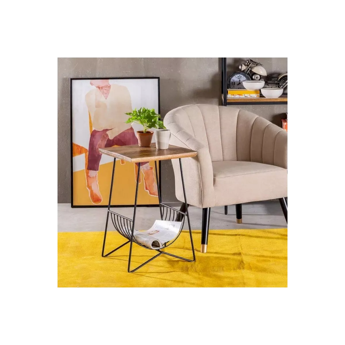 Bout de canapé Abiskon 40x40