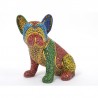 Sculpture Chien Mosaique Assis 29cm