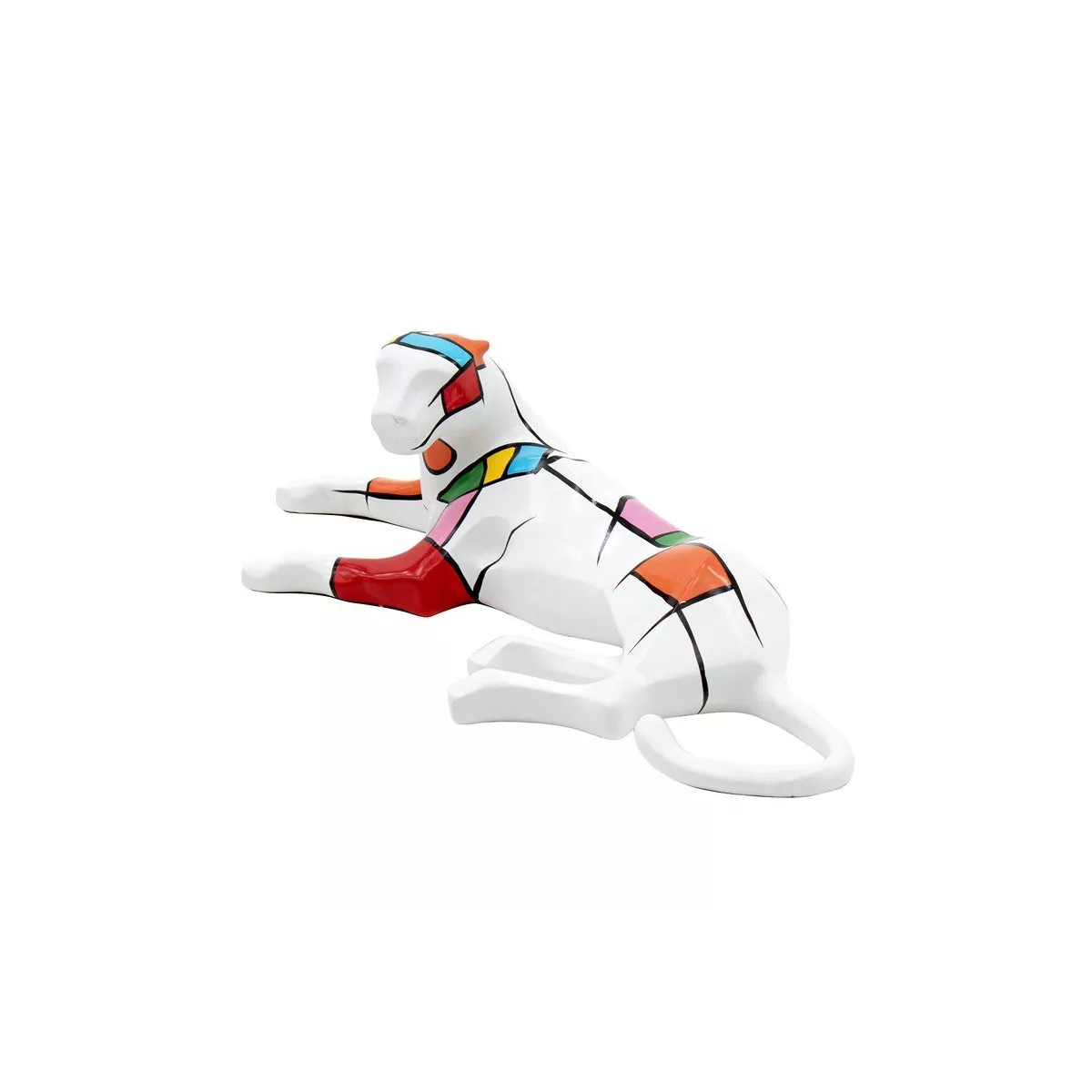 Statue Panthère Allongée 63 cm