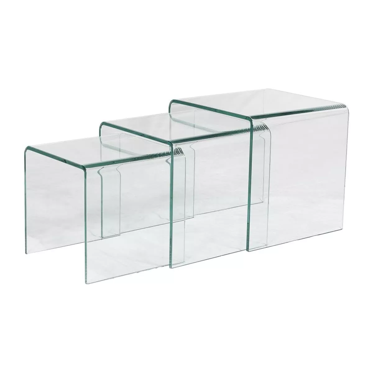 Bout de Canapé Infinity 42x42 Verre
