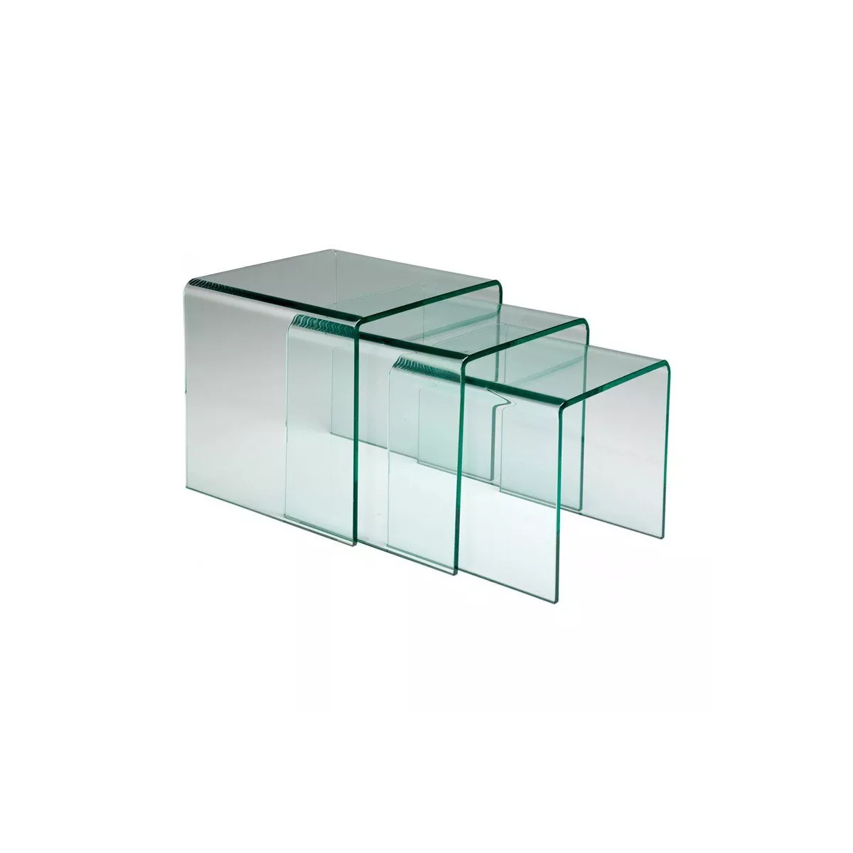 Bout de Canapé Infinity 42x42 Verre