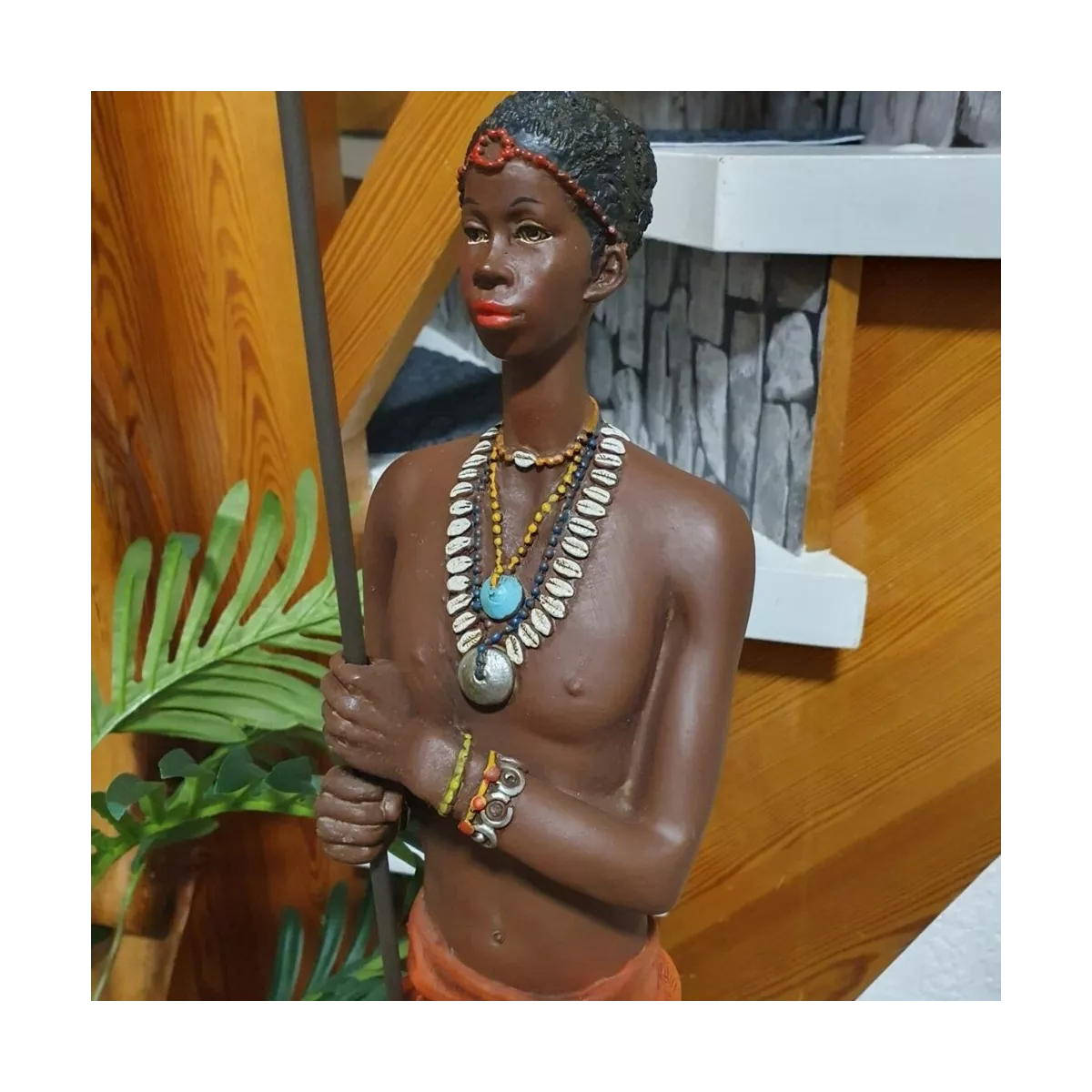 Statue Africaine Arbore H.83 Homme