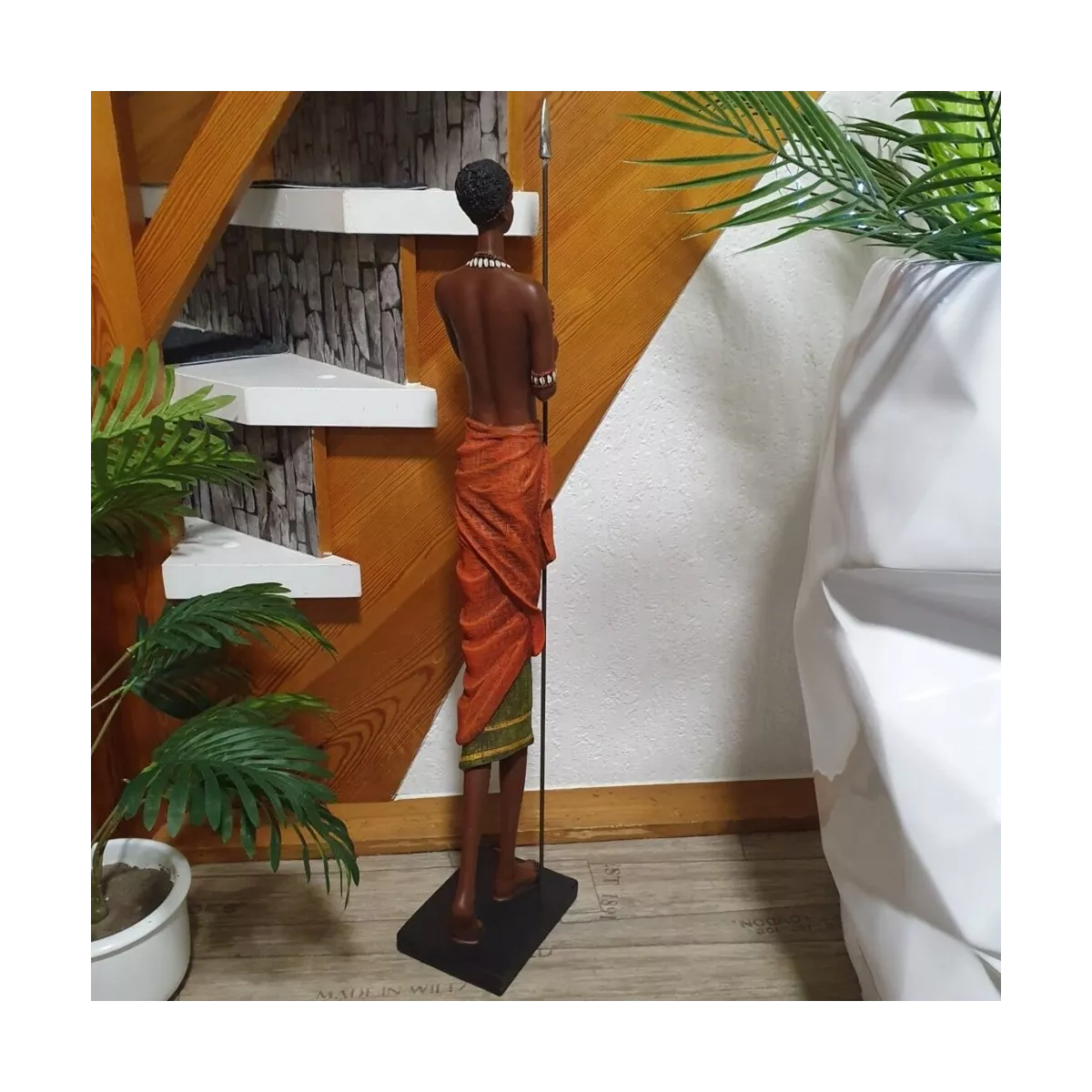 Statue Africaine Arbore H.83 Homme
