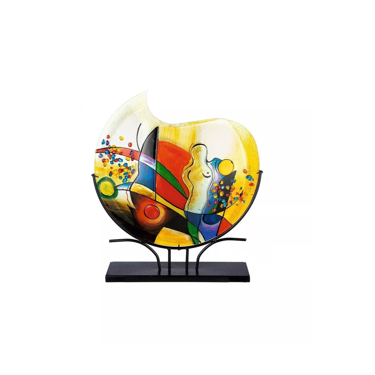 Vase Silhouette Pâte de verre H.53 cm