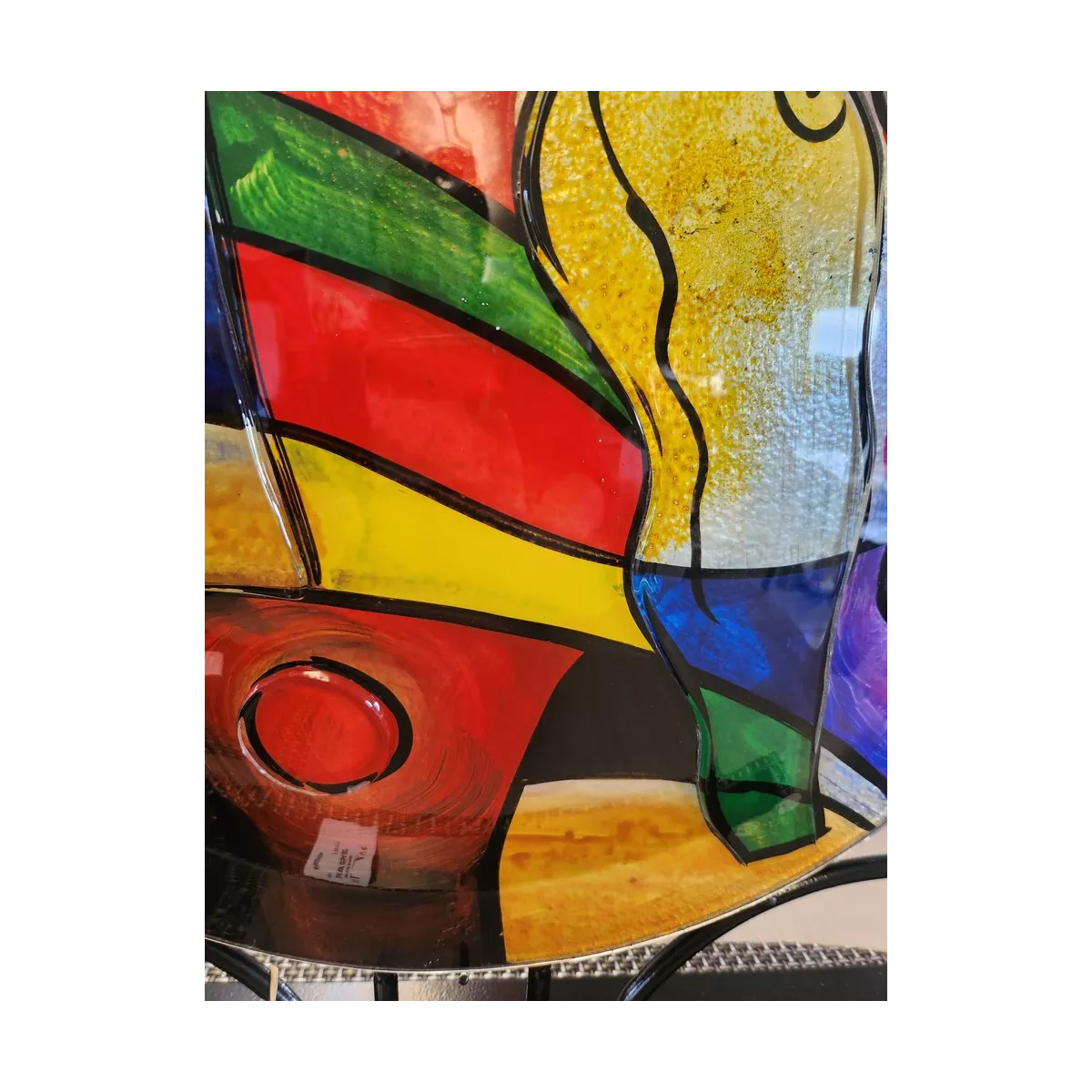 Vase Silhouette Pâte de verre H.53 cm