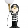 Lampe Garcon Bubblegum Blanc et Noir H.48