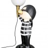 Lampe Garcon Bubblegum Blanc et Noir H.48