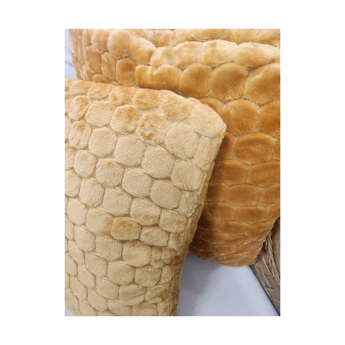 Coussin Elara Camel