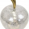 Lampe Led Pomme Argent 24x24