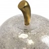 Lampe Led Pomme Argent 24x24