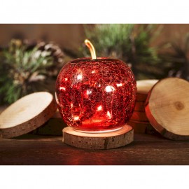 Lampe Pomme Rouge Led 17x17