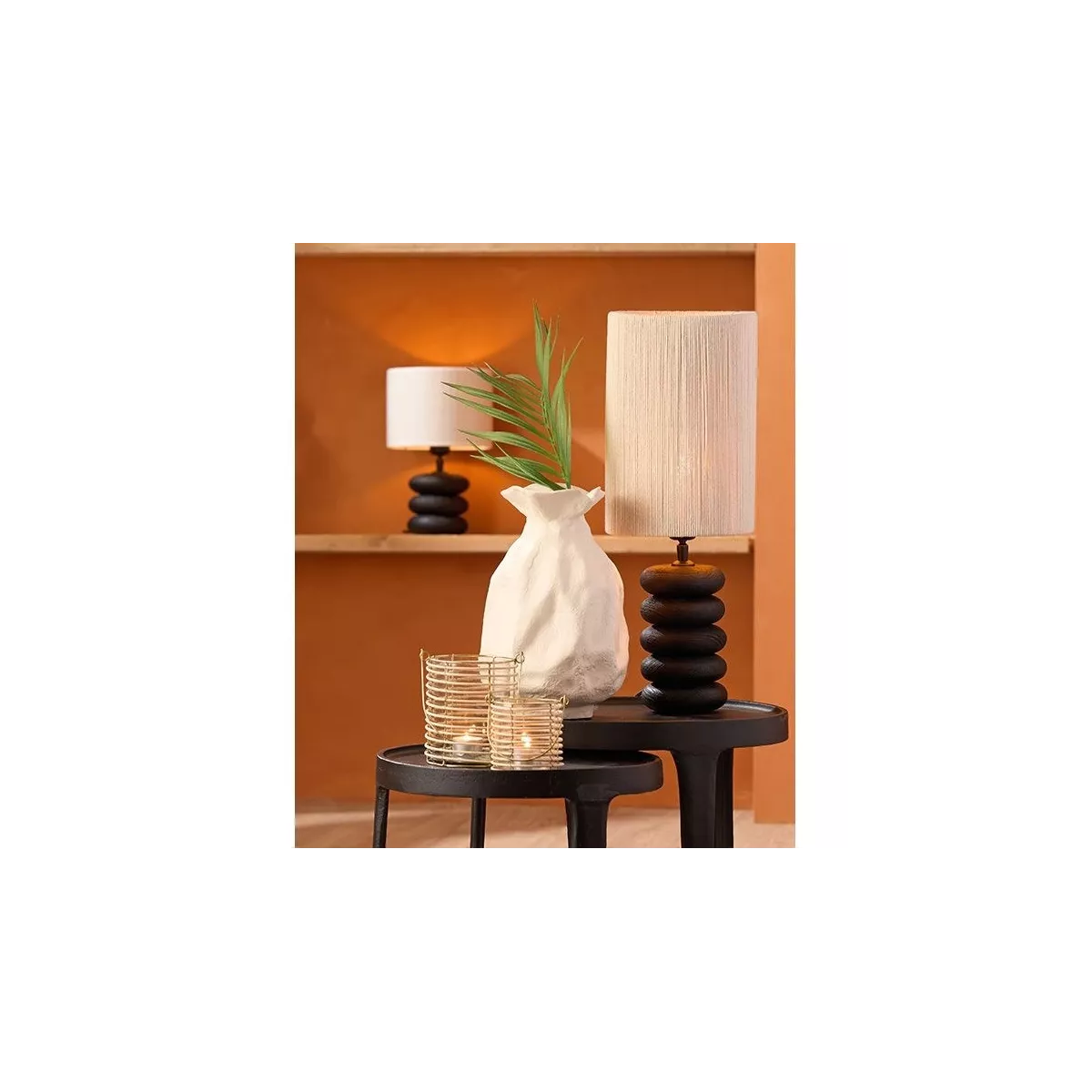 Vase Holbox Crème H.31cm