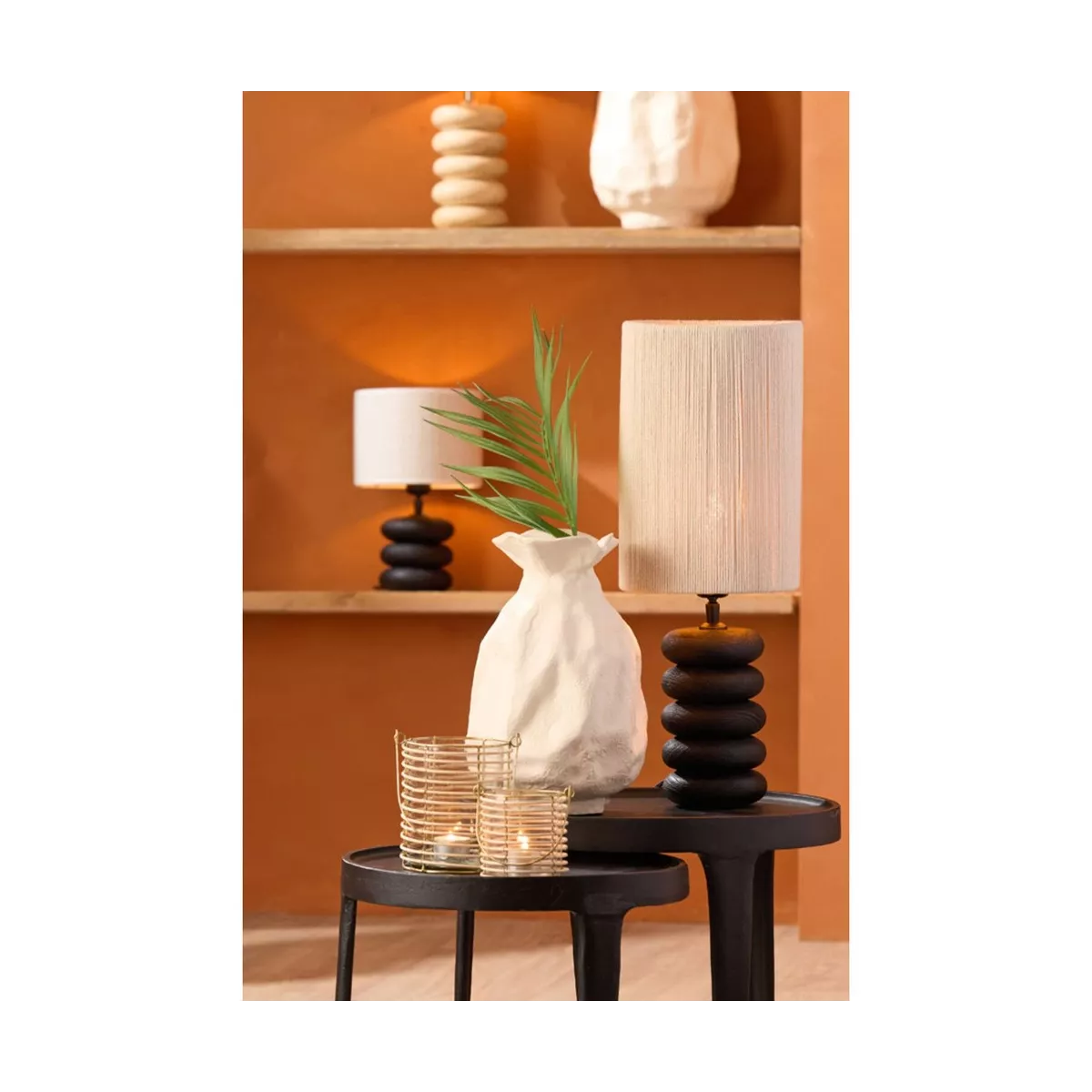 Vase Holbox Crème H.31cm