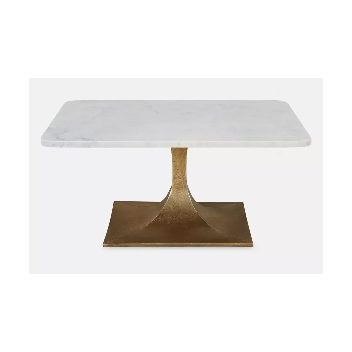 Table Basse Rickerd Carrée 70x70 en Marbre