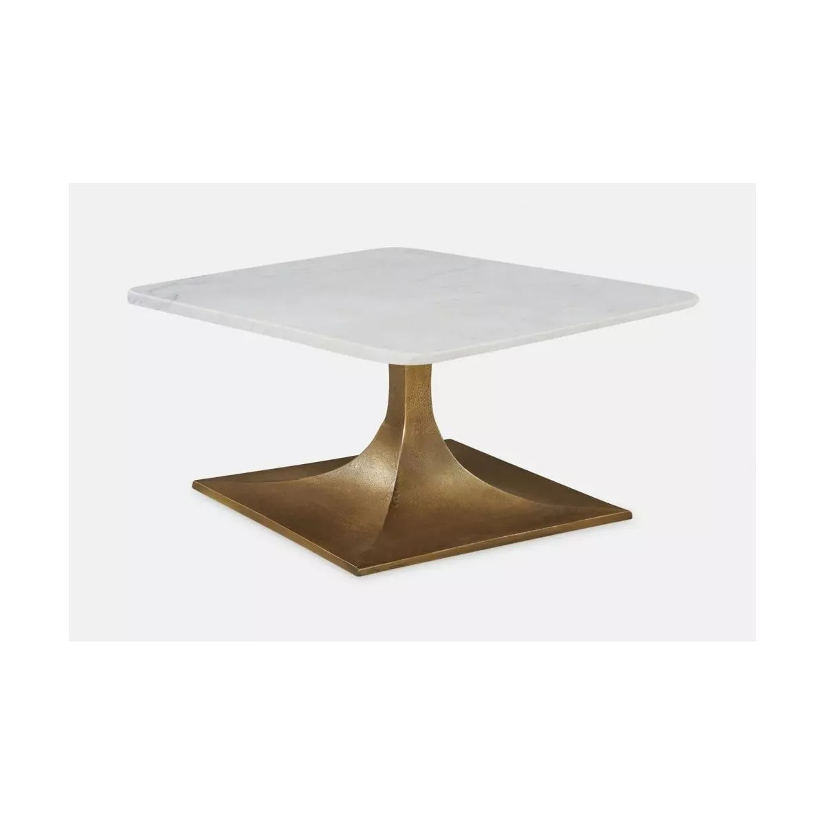 Table Basse Rickerd Carrée 70x70 en Marbre