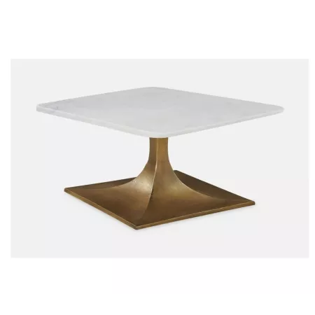 Table Basse Rickerd Carrée 70x70 en Marbre