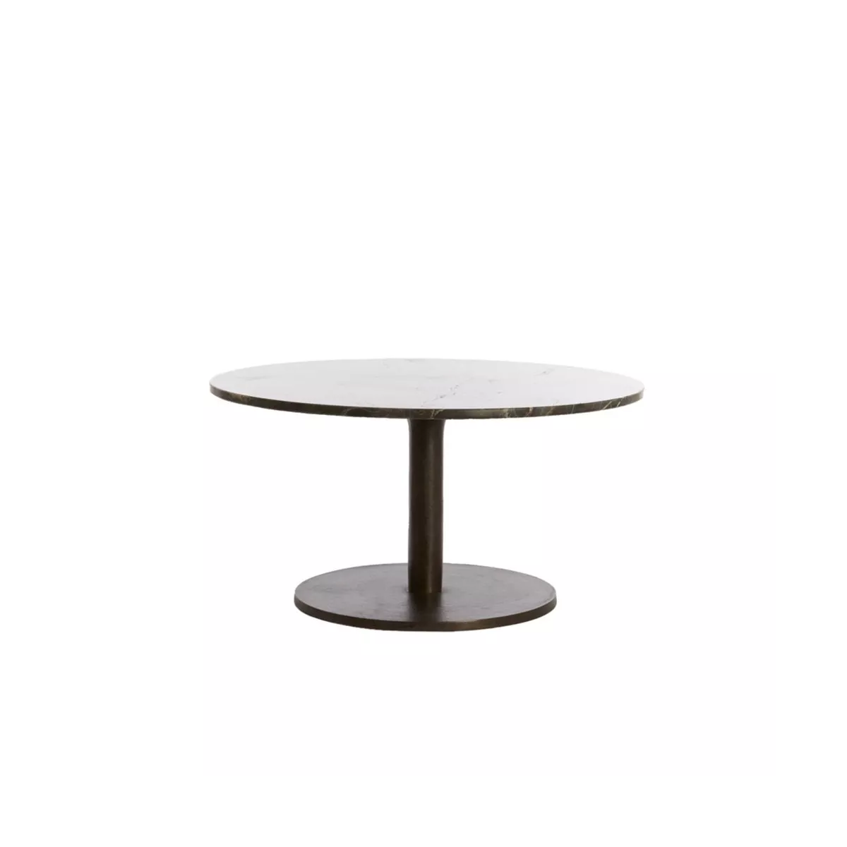 Table Basse Pazo 76x76 en Marbre Brun