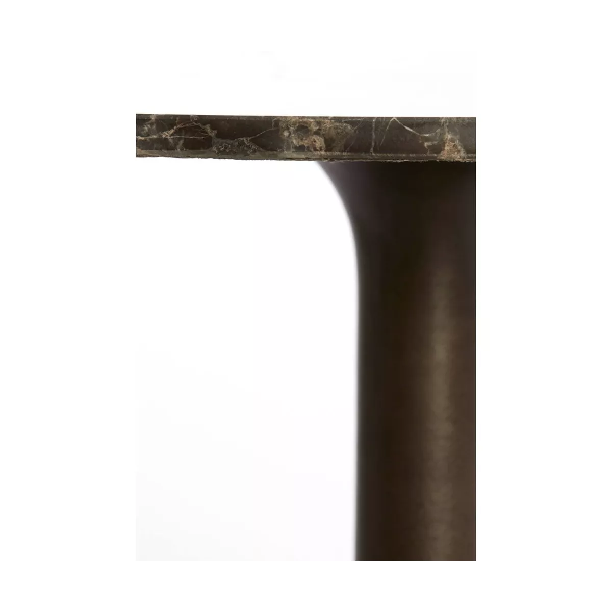 Table Basse Pazo 76x76 en Marbre Brun
