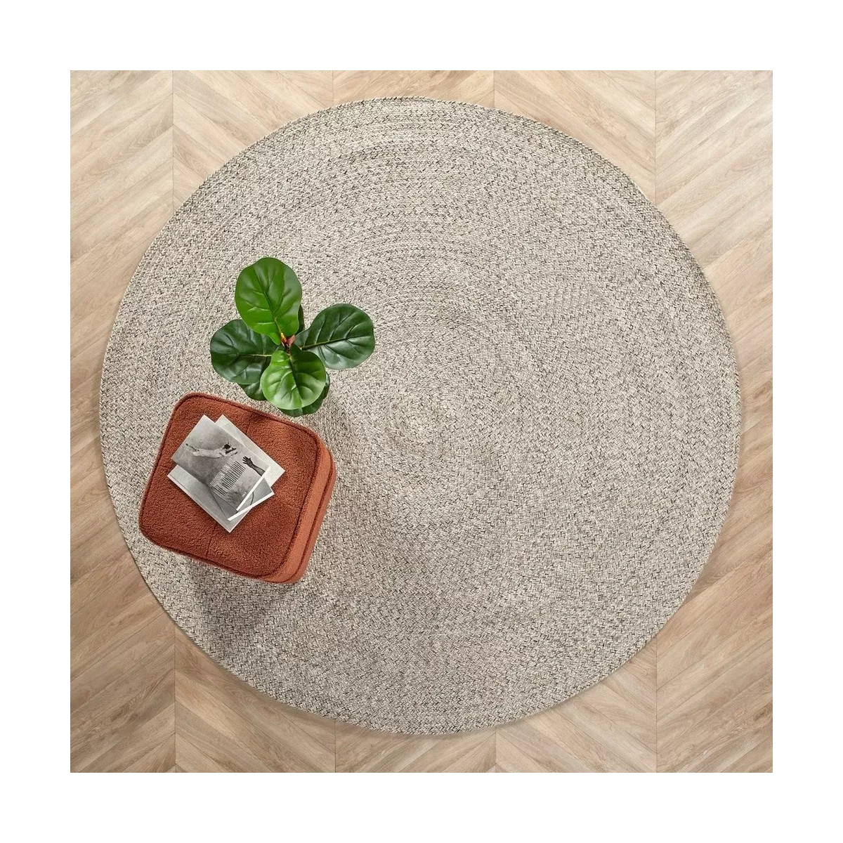 Pouf Teddy Terracotta