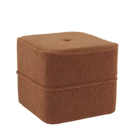Pouf Teddy Terracotta