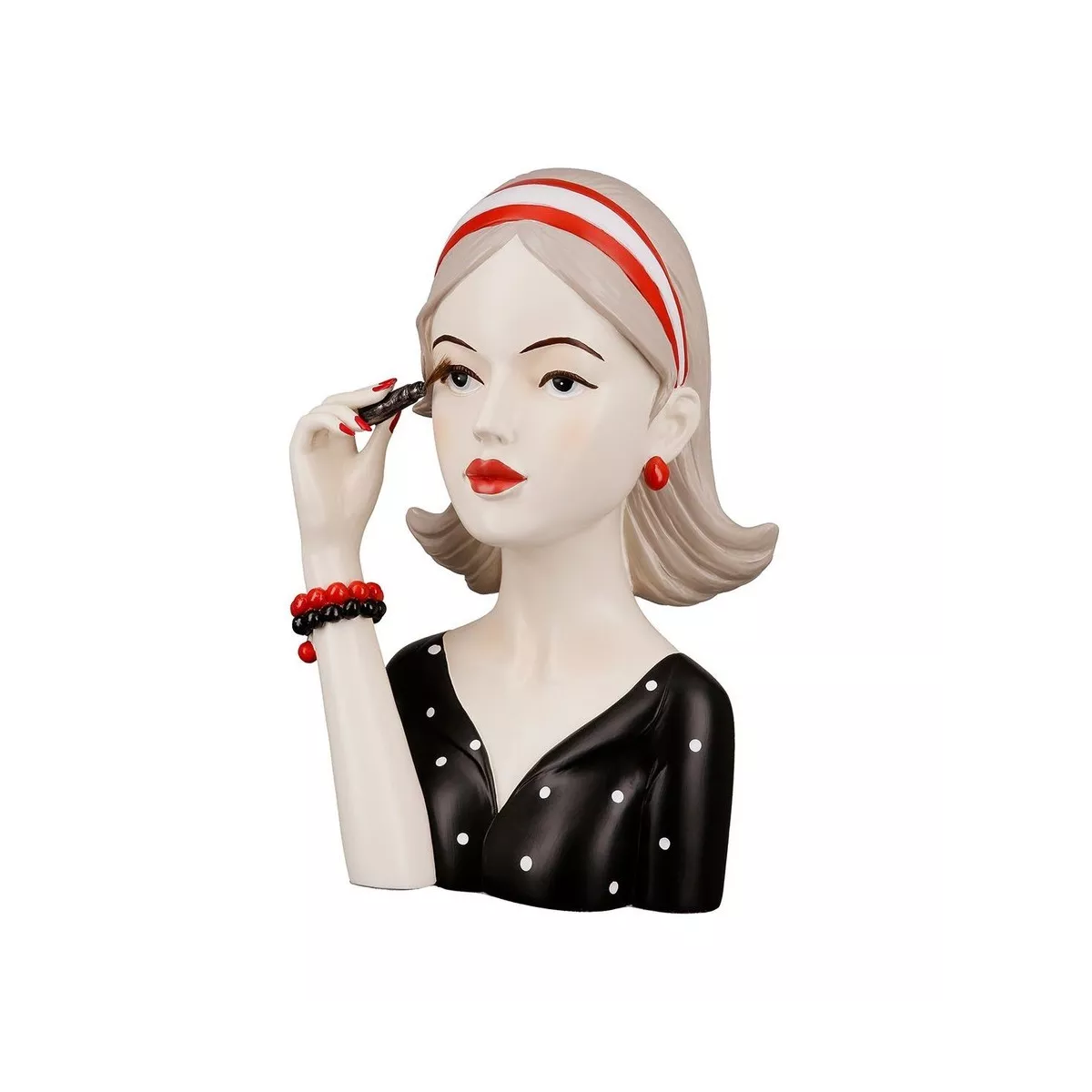 Figurine Lady Mascara H.26cm