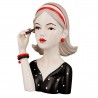 Figurine Lady Mascara H.26cm