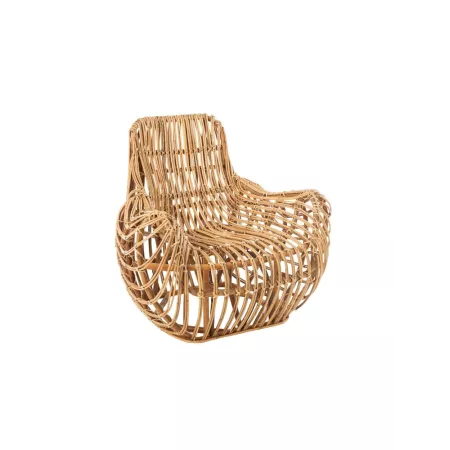Fauteuil Rotin Naturel Ana