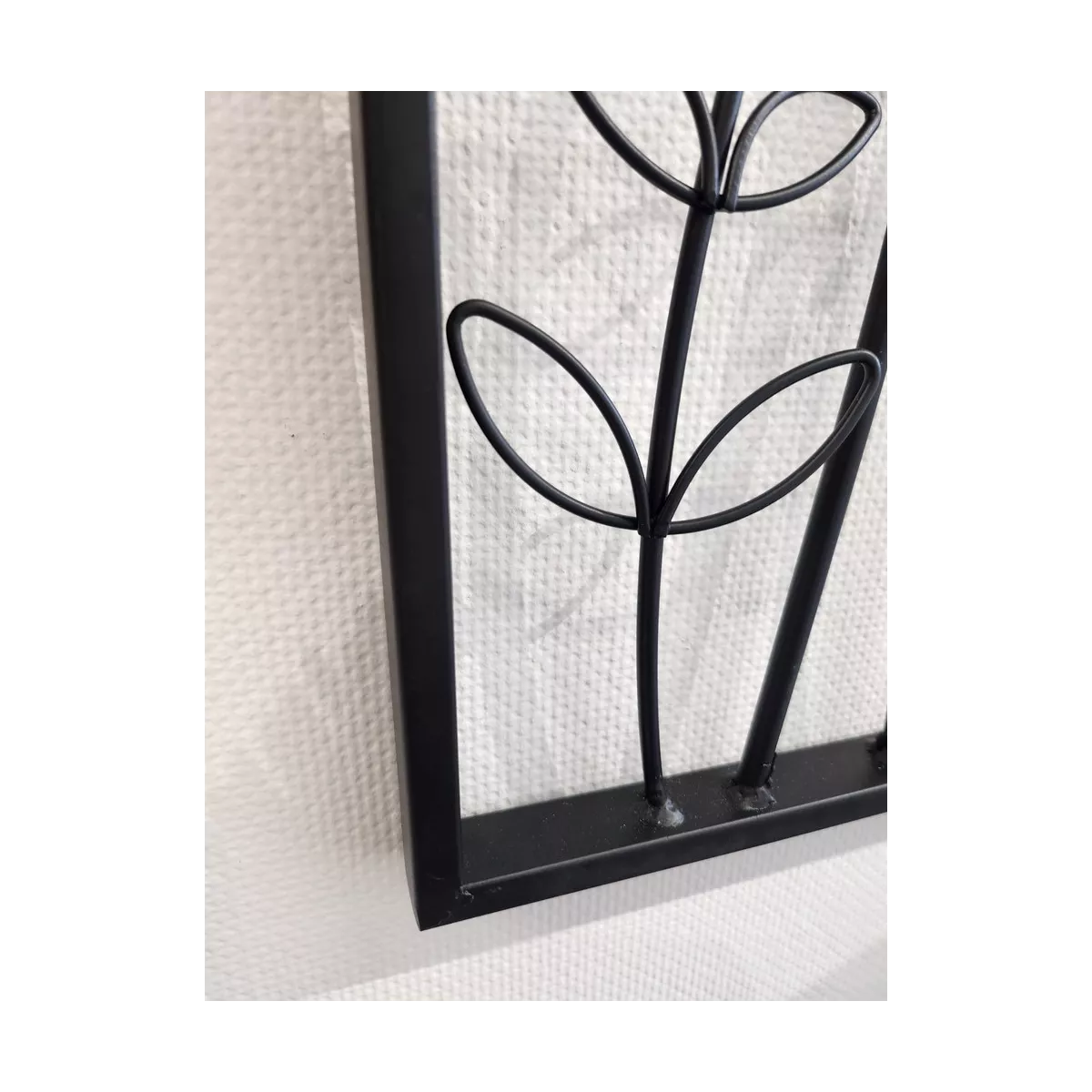 Décoration Murale Vignes Droite noir 35x91
