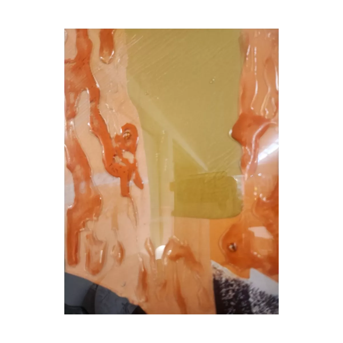 Tableau Verre Equilibrium Swarovski 90x90