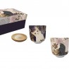 Coffret 2 Tasses et sous tasse Chat Hevea