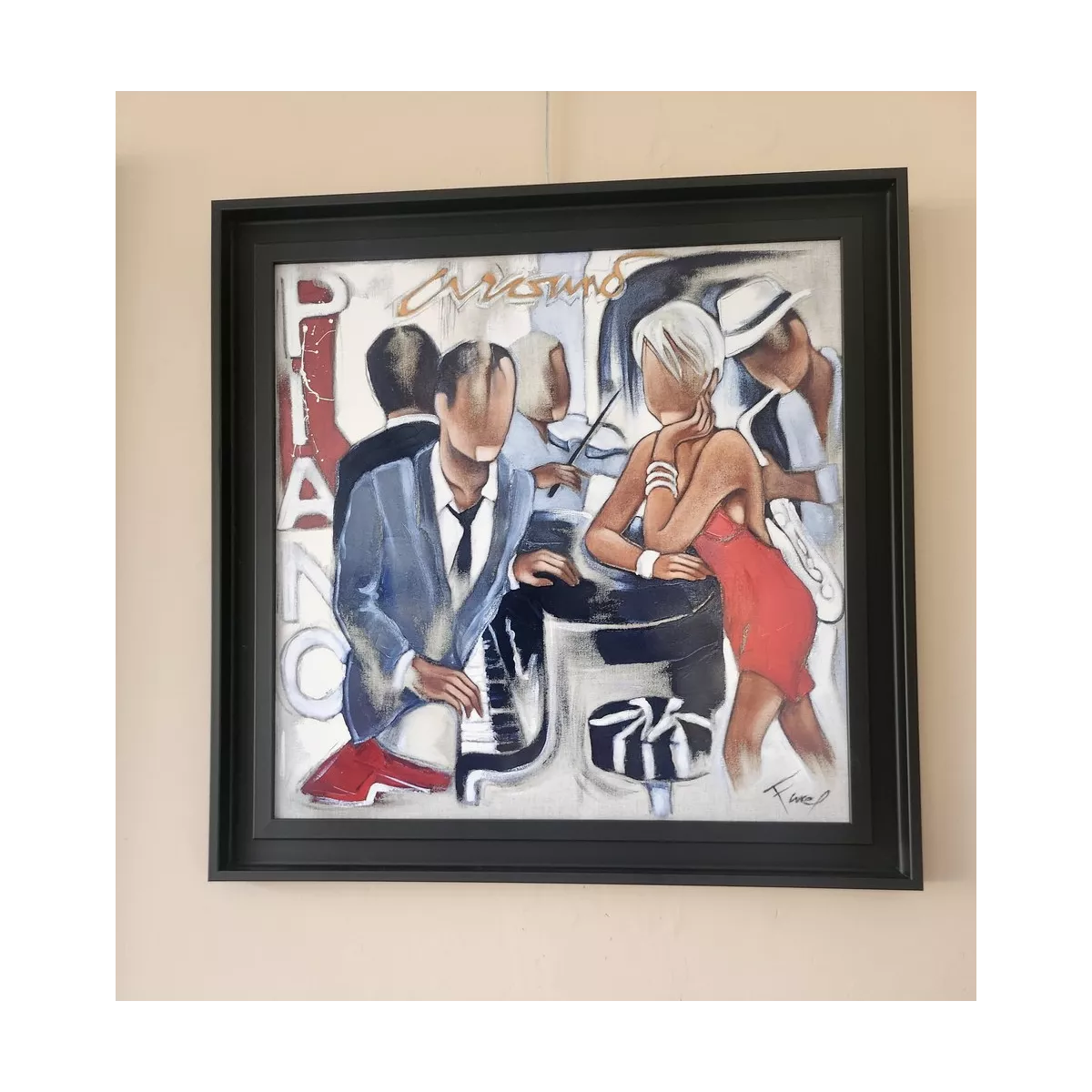 Tableau Farel Around the Piano 60x60