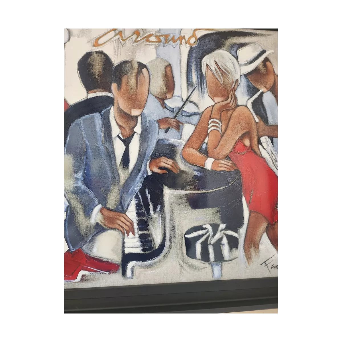 Tableau Farel Around the Piano 60x60