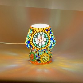 Lampe Fungus Mosaique Rainbow