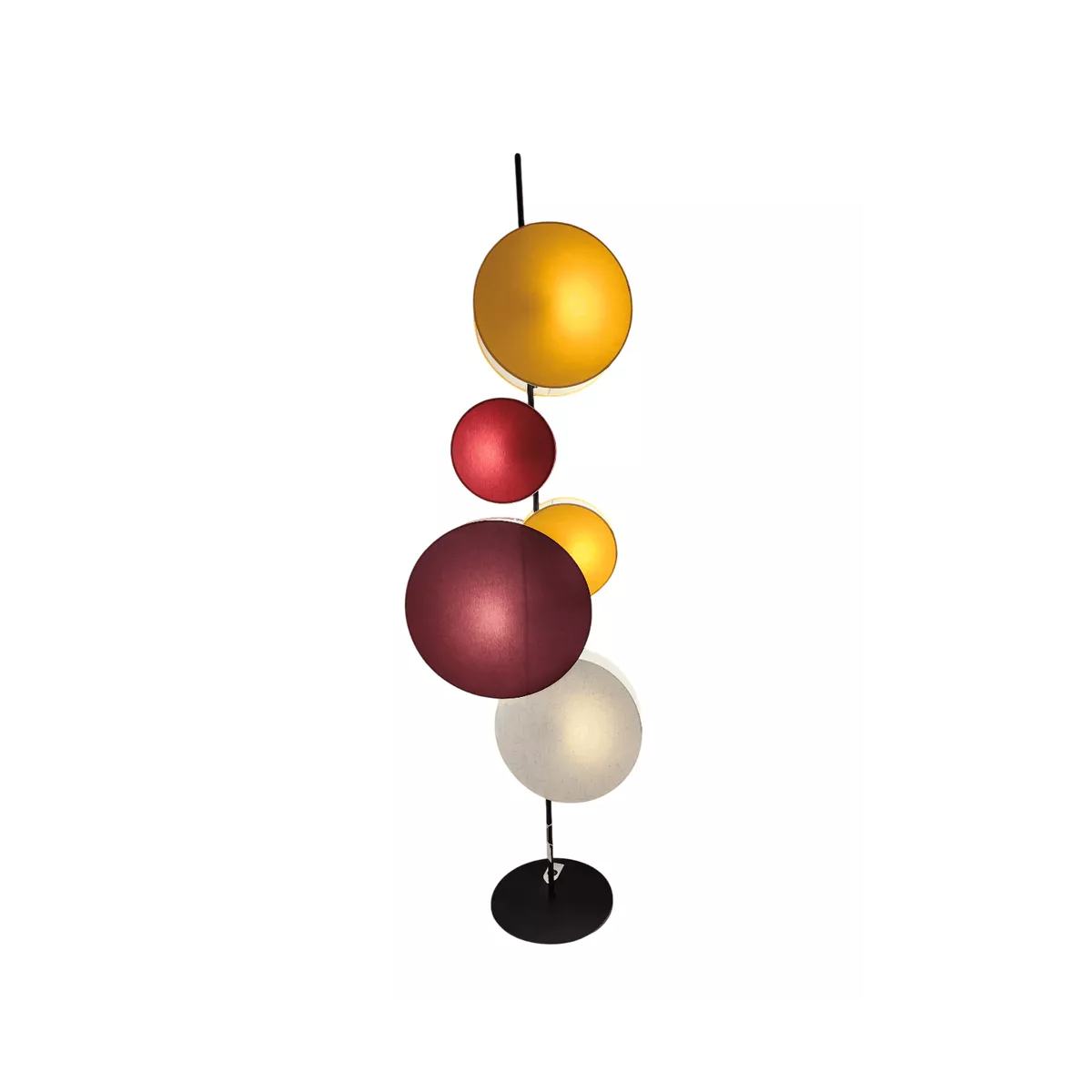 Lampadaire Oméga Yellow et Red Fruit
