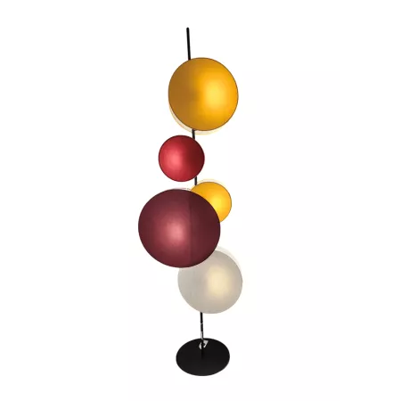 Lampadaire Oméga Yellow et Red Fruit