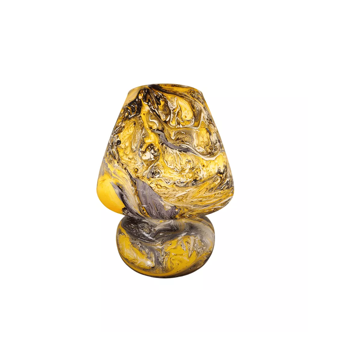Lampe Fungus Mosaique Uranium H.17cm