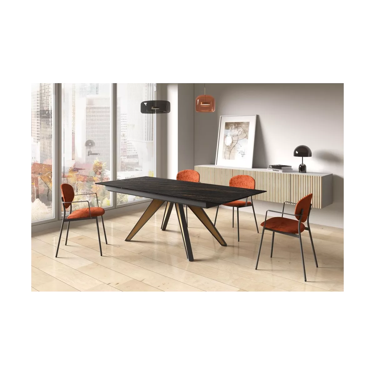 Table Dado 200cm en Céramique