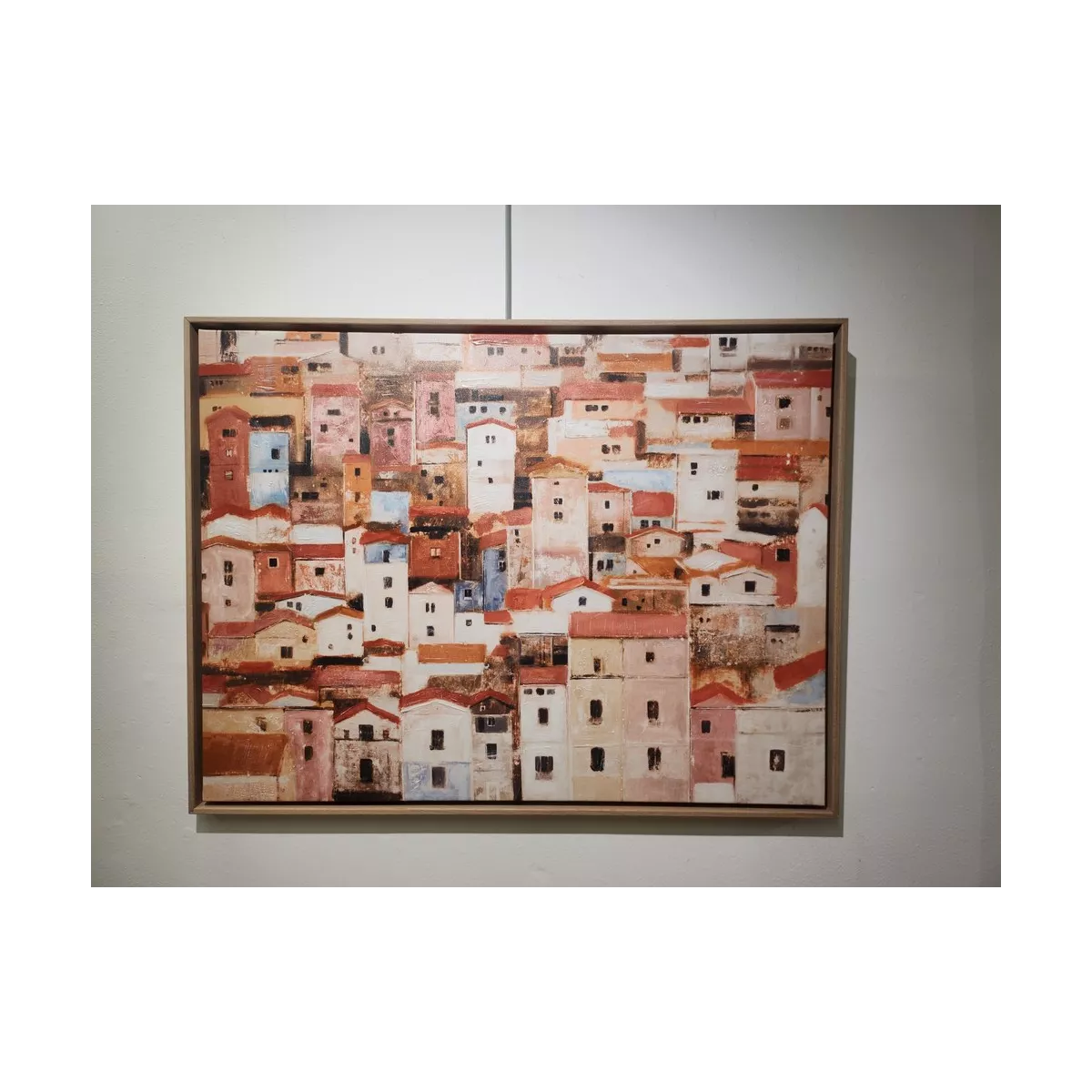 Tableau Maisons Ocres 100x75