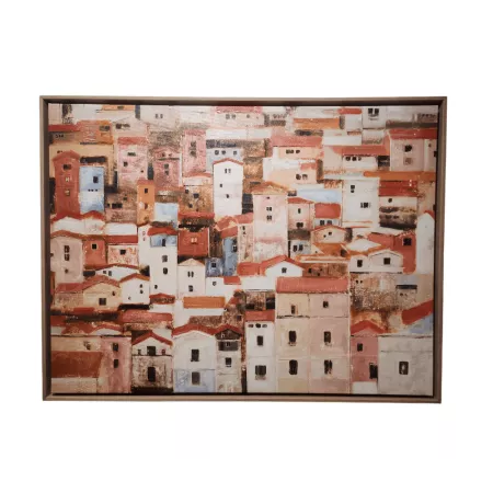 Tableau Maisons Ocres 100x750