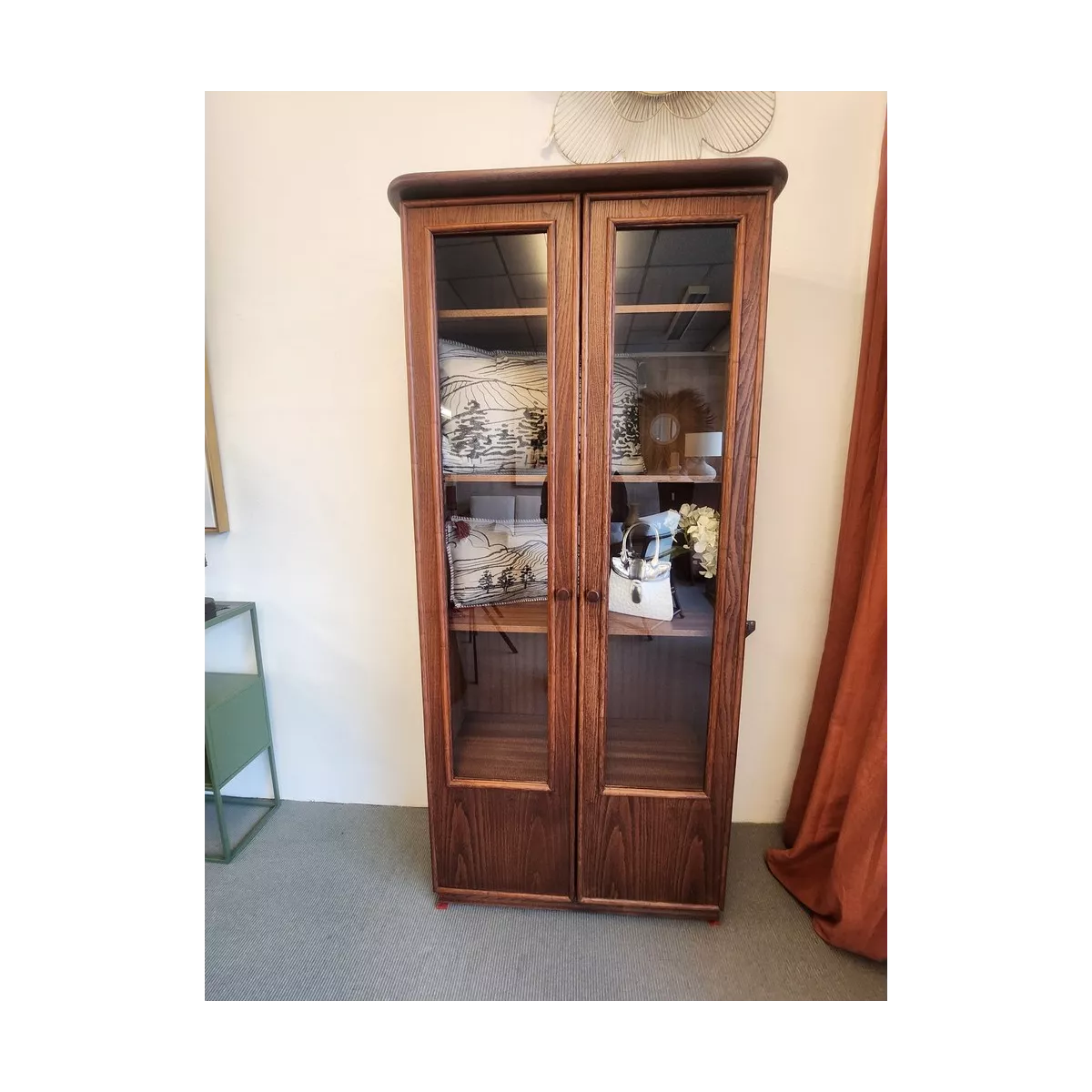 Vitrine Sanora Acajou
