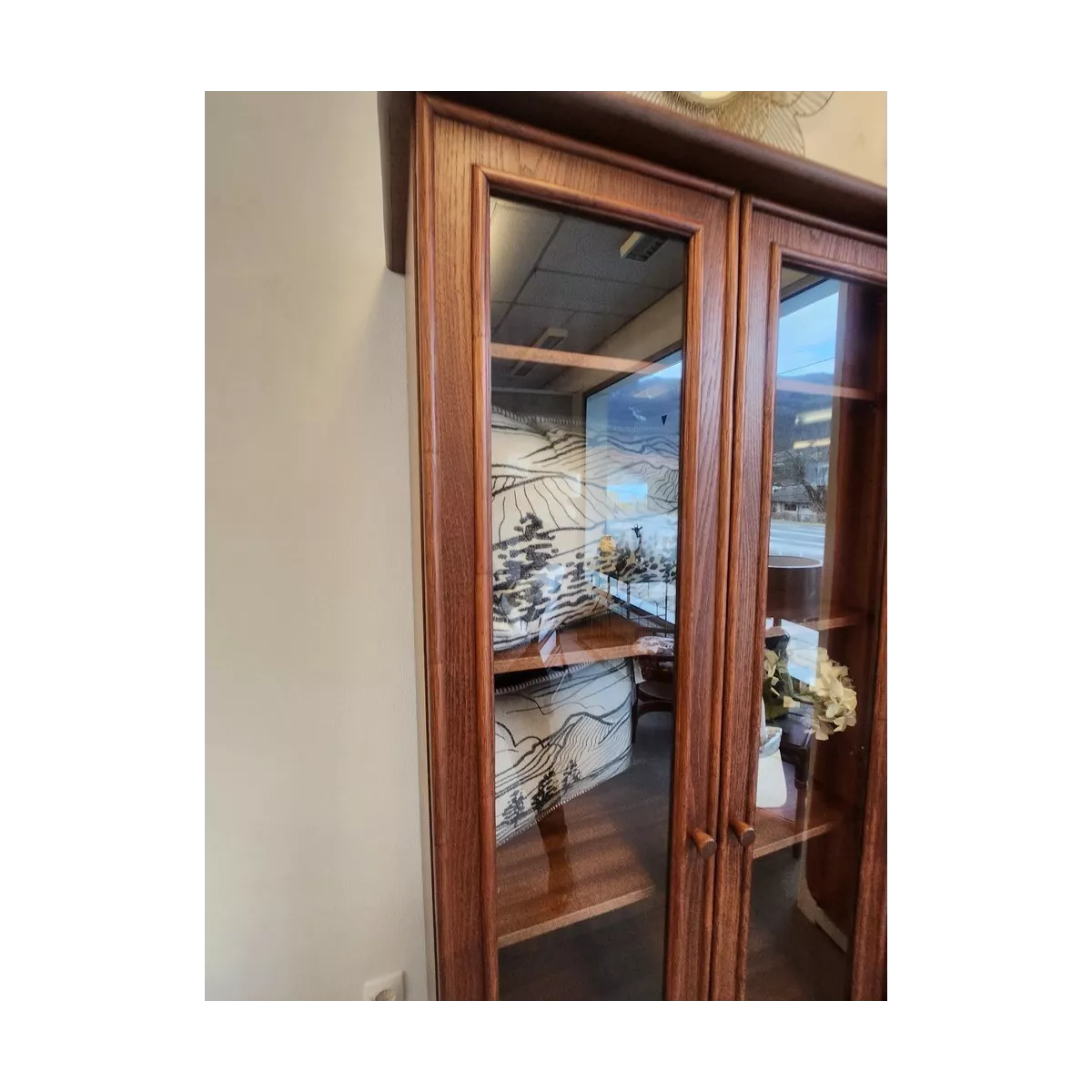 Vitrine Sanora Acajou