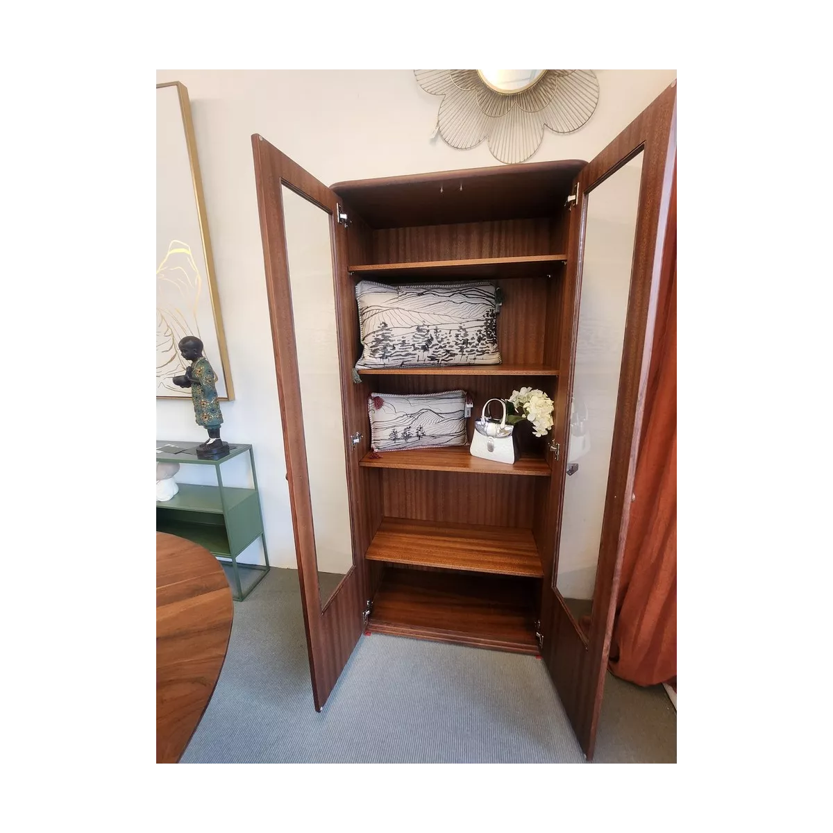 Vitrine Sanora Acajou